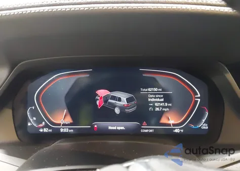 2022 BMW X7 xDrive40I z USA, uszkodzony, nr VIN 5UXCW2C06N9M97253